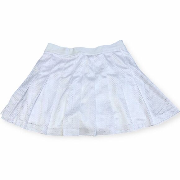 PINK VICTORIA’S SECRET Women’s White Pleated Active Skirt Skort Size Small - Picture 4 of 9